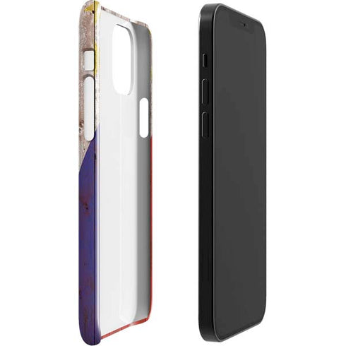 Philippines Flag Dark Wood iPhone 12 Mini Lite Case